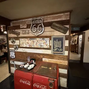Old Coca Cola cooler
