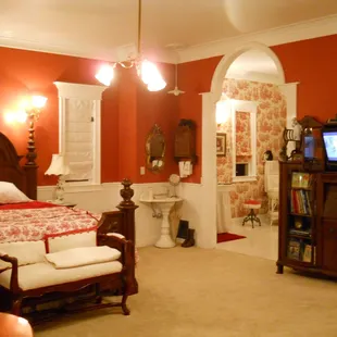 Bedroom of the Bed and Breakfast