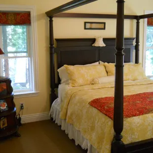 bedroom one in the carriage house