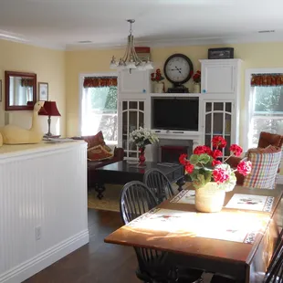 Living room of the carriage house