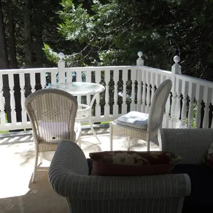 Balcony of the Bed and Breakfast