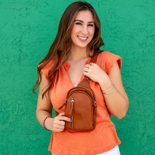 For the on the go girl, we have great purses, bags, totes and crossbodies for every outing and errand.