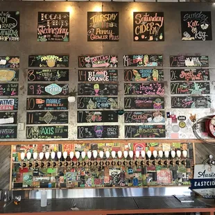 Beers on tap... zoom into the photos and check out the daily specials.