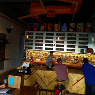 The bar...just craft beer from Texas.  Mmmmmmmmmm