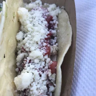 Strawberry chicken taco - delicious!