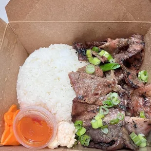 Lemongrass pork rice plate 6/20/24