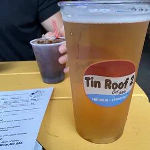 32oz Miller draft for $6 Happy hour