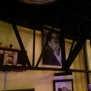 Johnny watching ya drink upstairs