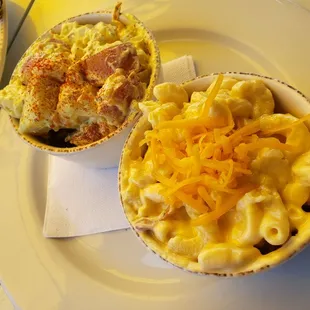Sides- potato salad, mac and cheese