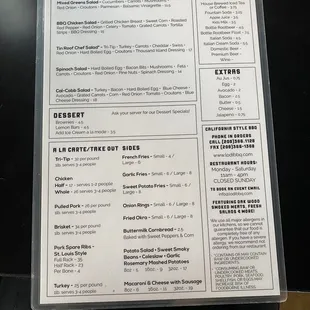 Menu (p2/2)