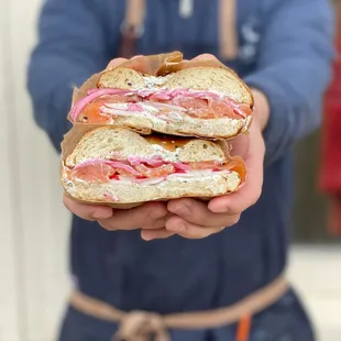 House Cured Lox on House Made Bagel!