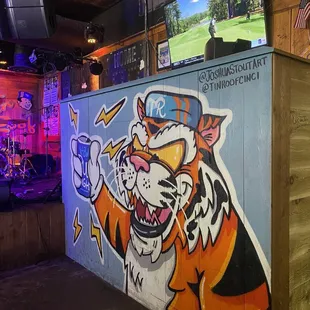 Mural in the bar