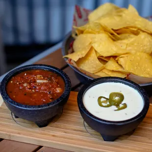 Salsa and Queso