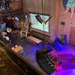 View from the cramped balcony