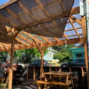 Outside patio