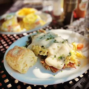 a plate of food