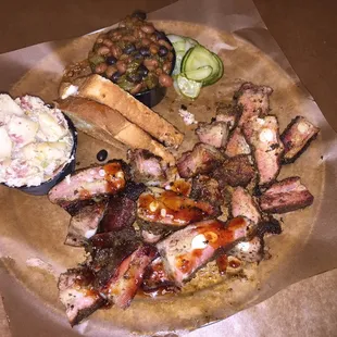 a plate of food