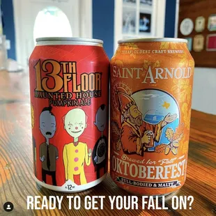 Our Fall beer lineup is here!