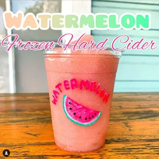 Watermelon Frozen Hard Cider