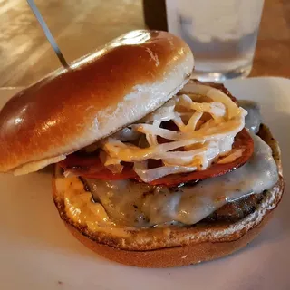 Crispy Chorizo Burger