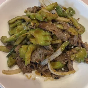 Bitter melon beef