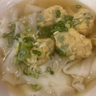 Dumpling noodle soup