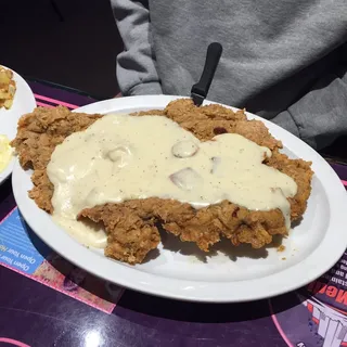 Chicken Fried Steak and Eggs