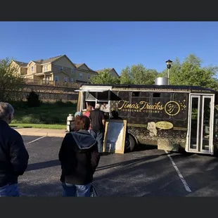 Tina's Trucks practicing Social Distancing.