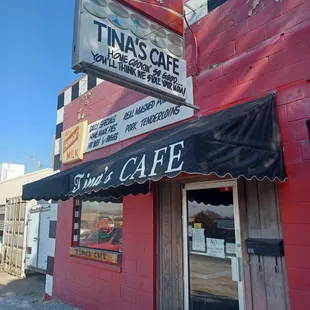 the outside of the building