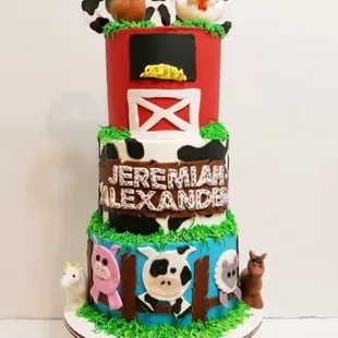 Barnyard cake