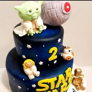 Calling all star wars fans, we have an out of this world cake for your birthday!