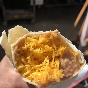 Bean and Cheese Burrito