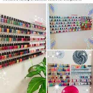 We have variety of Fall Colors !!!