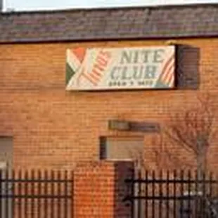 the front of the building