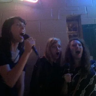 singing "higher" by creed. the perfect soundtrack to your night.