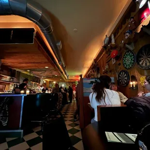 the interior of a restaurant