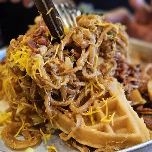 Country waffle stack