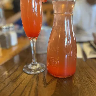 Strawberry Mimosas