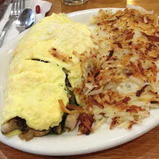 Chicken Pesto Omelet