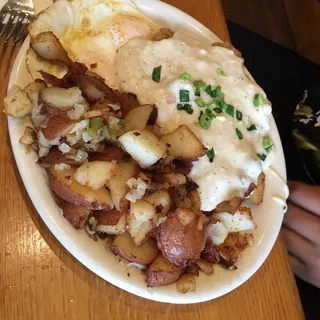Chicken Fried Steak and Eggs