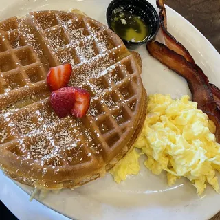 Belgian Waffle Breakfast