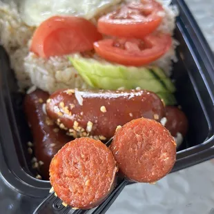 Longsilog- not as sweet as I was expecting