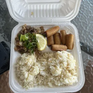 Lumpia silog