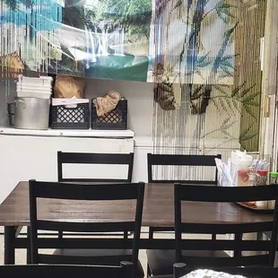 2 tables for dine in