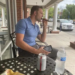 Cigar on the patio