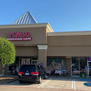 Front of the building