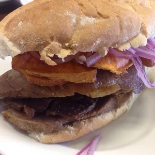 Pan con Chicharron Sandwich