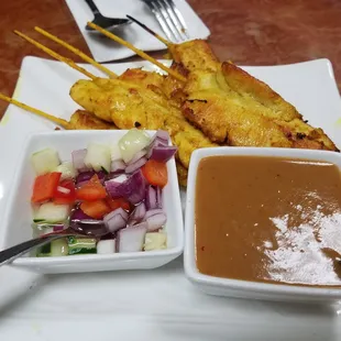 Satay chicken