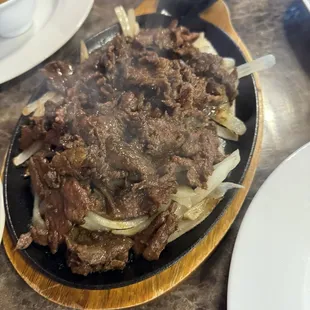 Sizzling Heavenly Beef (spoiler not heavenly)