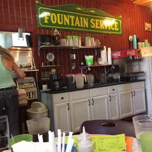 a woman preparing food